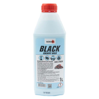 Молочко полироль для пластика концентрат Nowax Black Cockpit Milk 1л.