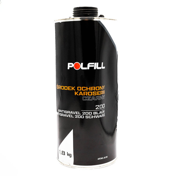 Антигравийное покрытие в банке Polfill 200 1,8 кг черный
