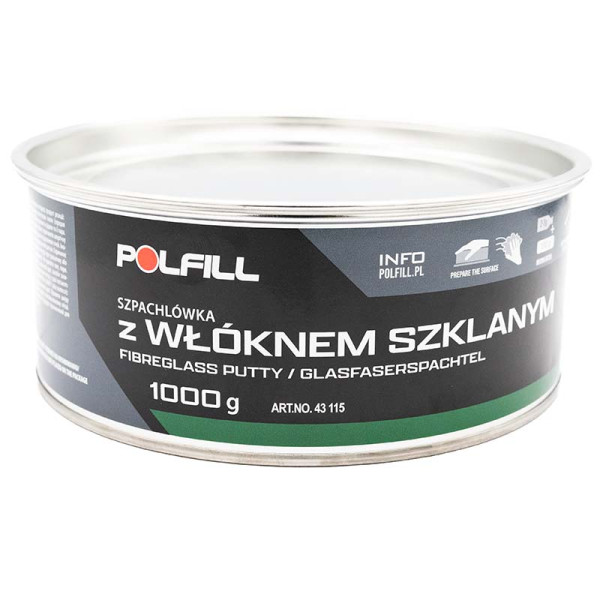 Шпаклевка со стекловолокном Polfill с отв.1,0 кг