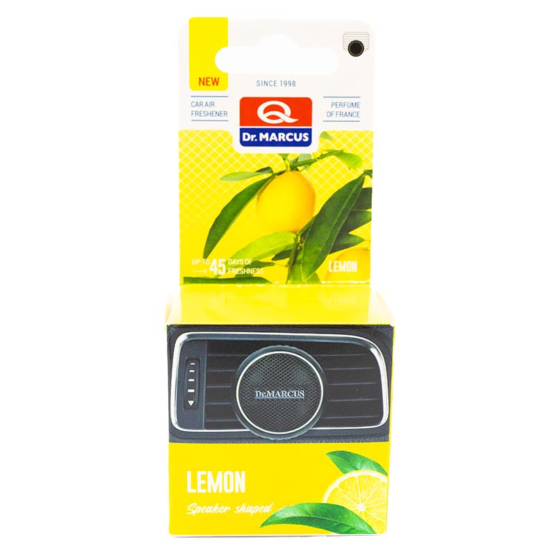 Ароматизатор Dr. Marcus Speaker Shaped Lemon (Лимон) динамик на дефлектор Ароматизатор Dr. Marcus Speaker Shaped Lemon (Лимон) динамик на дефлектор