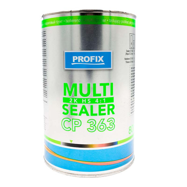 Грунт-изолятор CP 363 Multisealer PROFIX 2K HS 4:1, комплект из отв. прозрачный 0,8л + 0,2л