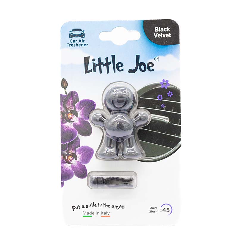 Ароматизатор Little Joe Face Black Velvet підвісний на дефлектор.