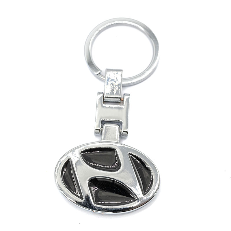Брелок металевий кольоровий на ланцюжку HYUNDAI Брелок металевий кольоровий на ланцюжку HYUNDAI