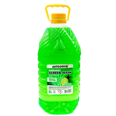 Омыватель стекла летний Auto Drive Summer Screen Wash Lime PET 5 л (арт. AD0135)