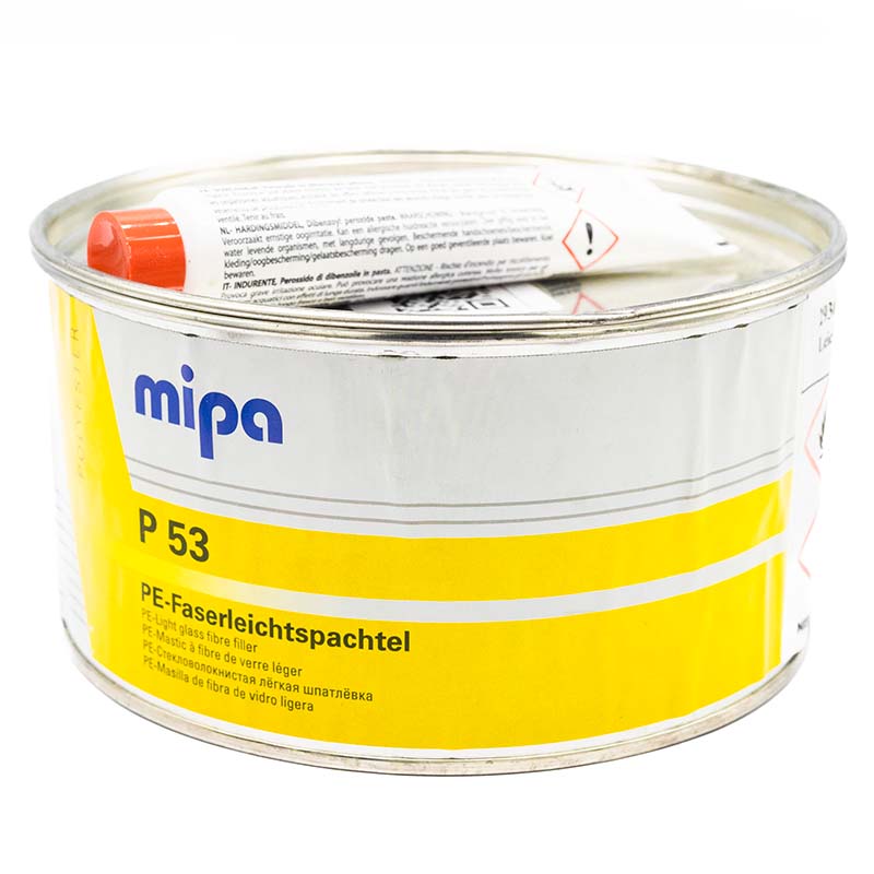 Шпаклівка зі скловолокном MIPA Light glass fibre filler, P 53 1л Шпаклівка зі скловолокном MIPA Light glass fibre filler, P 53 1л
