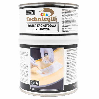 Смола эпоксидная бесцветная Technicqll 500гр + 250гр затв.