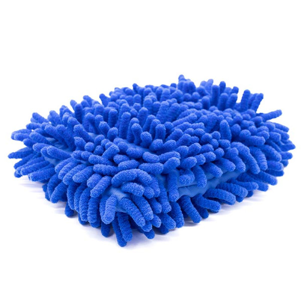 Перчатка для мойки авто синяя - CDL Chenille Wash Mitt