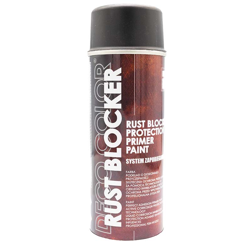 Краска аэрозольная Deco Color 4в1 Rust Blocker RAL 9005 черная 400мл Краска аэрозольная Deco Color 4в1 Rust Blocker RAL 9005 черная 400мл