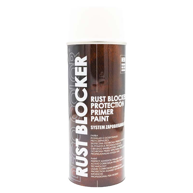 Краска аэрозольная Deco Color 4в1 Rust Blocker RAL 9010 белая 400мл Краска аэрозольная Deco Color 4в1 Rust Blocker RAL 9010 белая 400мл