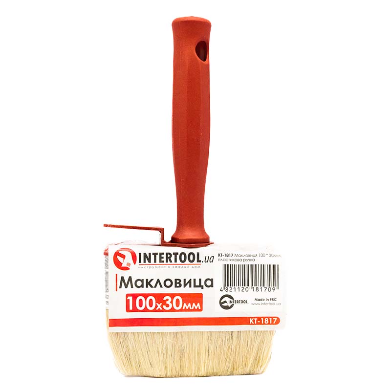Кисть макловица 100x30мм INTERTOOL KT-1817 Кисть макловица 100x30мм INTERTOOL KT-1817