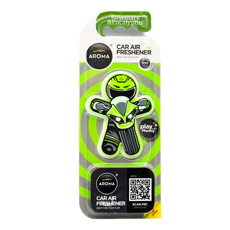 Ароматизатор для авто Aroma Car MANNY Biker Rosemary&Eucalyptus 10778 Ароматизатор для авто Aroma Car MANNY Biker Rosemary&Eucalyptus 10778
