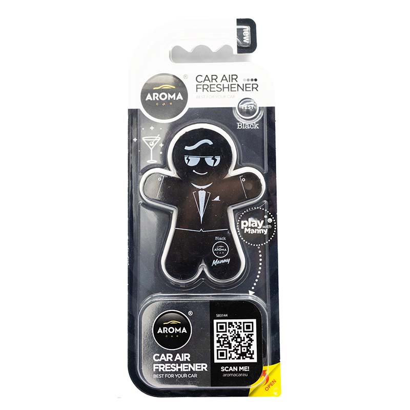 Ароматизатор для авто Aroma Car Manny Black 92993 Ароматизатор для авто Aroma Car Manny Black 92993