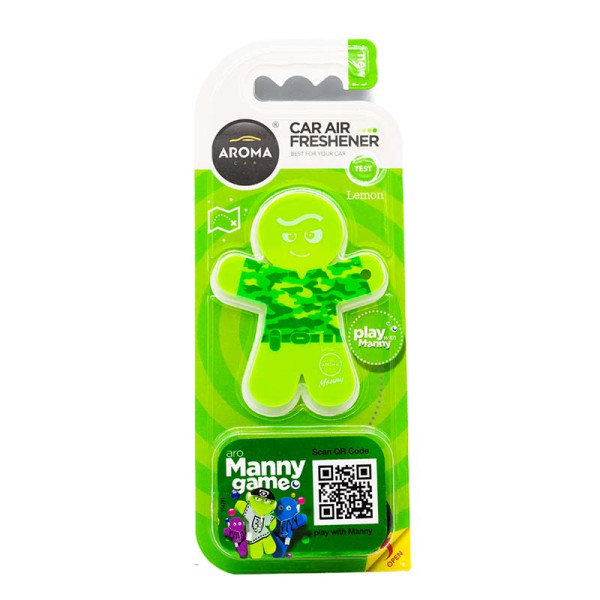 Ароматизатор для авто Aroma Car Manny Lemon 92995