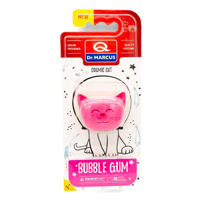 Ароматизатор Dr. Marcus Cosmic Cat Bubble Gum (Жвачка) клипсы на дефлектор (990)