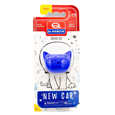 Ароматизатор Dr. Marcus Cosmic Cat New Car (Новая Машина) клипсы на дефлектор (948)
