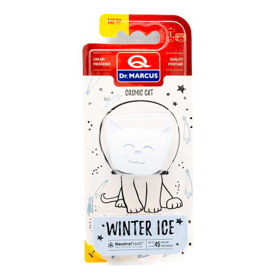 Ароматизатор Dr. Marcus Cosmic Cat Winter Ice (Зимний Лед) клипсы на дефлектор (991)