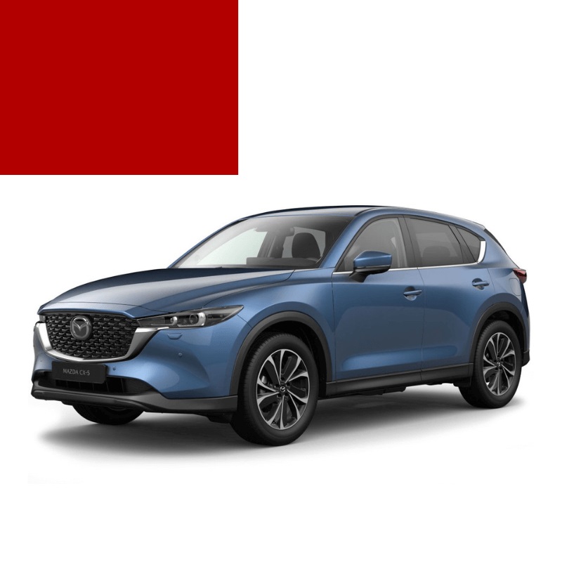 Фарба по коду акрилова True Red A4A для автомобілів MAZDA Фарба по коду акрилова True Red A4A для автомобілів MAZDA