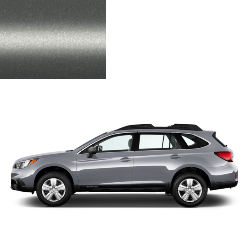 Краска по коду металлик серебристая Titanium Silver 58E для автомобилей Subaru Краска по коду металлик серебристая Titanium Silver 58E для автомобилей Subaru