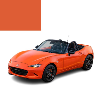 Фарба за кодом акрилова оранжева ORANGE ZUT для автомобілів MAZDA