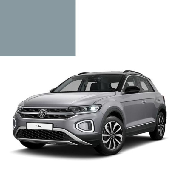 Краска по коду акриловая серая Flanellgrau LL7E для автомобилей Volkswagen