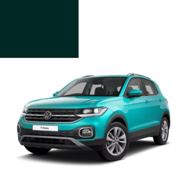 Краска по коду акриловая зеленая Racinggruen LB6G для автомобилей Volkswagen