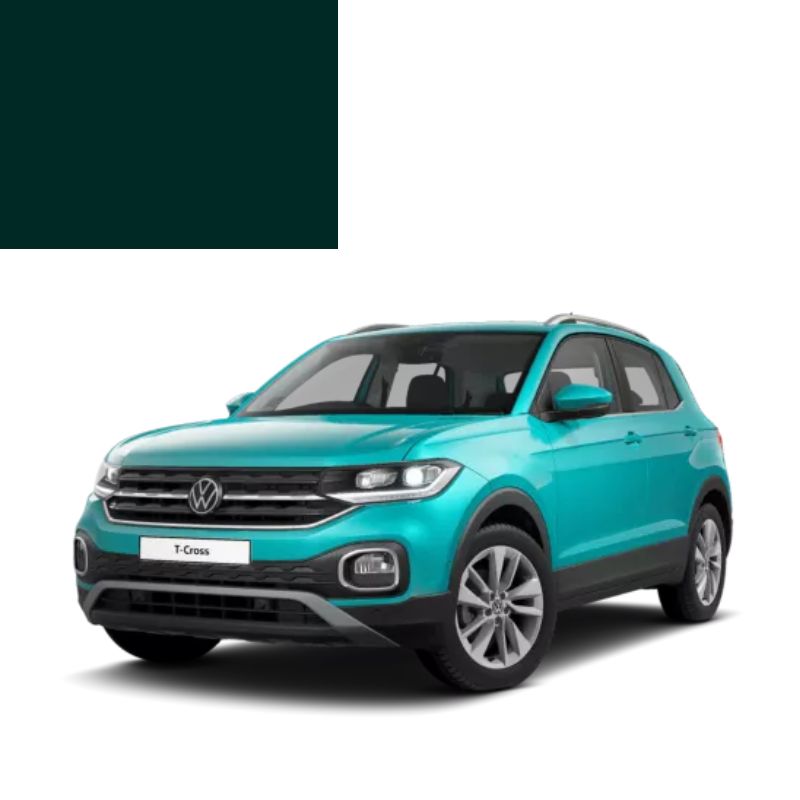 Краска по коду акриловая зеленая Racinggruen LB6G для автомобилей Volkswagen