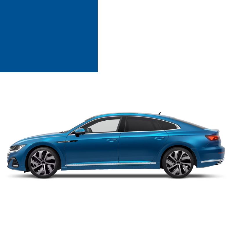 Краска по коду акриловая синяя Summer Blue LA5F для автомобилей Volkswagen Краска по коду акриловая синяя Summer Blue LA5F для автомобилей Volkswagen