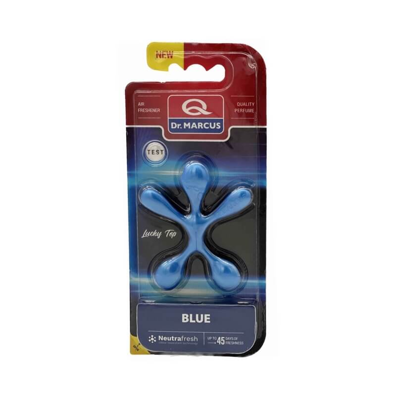 Ароматизатор Dr.Marcus Lucky Top Blue (синий) подвесной или на дефлектор Ароматизатор Dr.Marcus Lucky Top Blue (синий) подвесной или на дефлектор