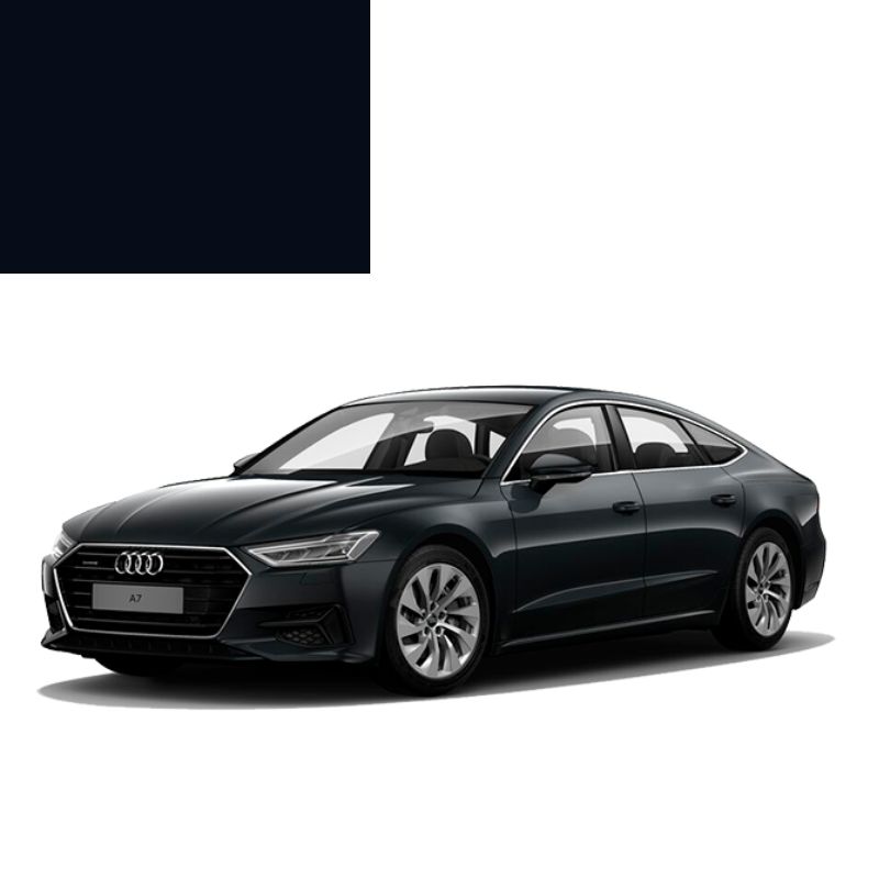 Краска по коду металлик синяя Brillantblau LY5K для автомобилей Audi Краска по коду металлик синяя Brillantblau LY5K для автомобилей Audi