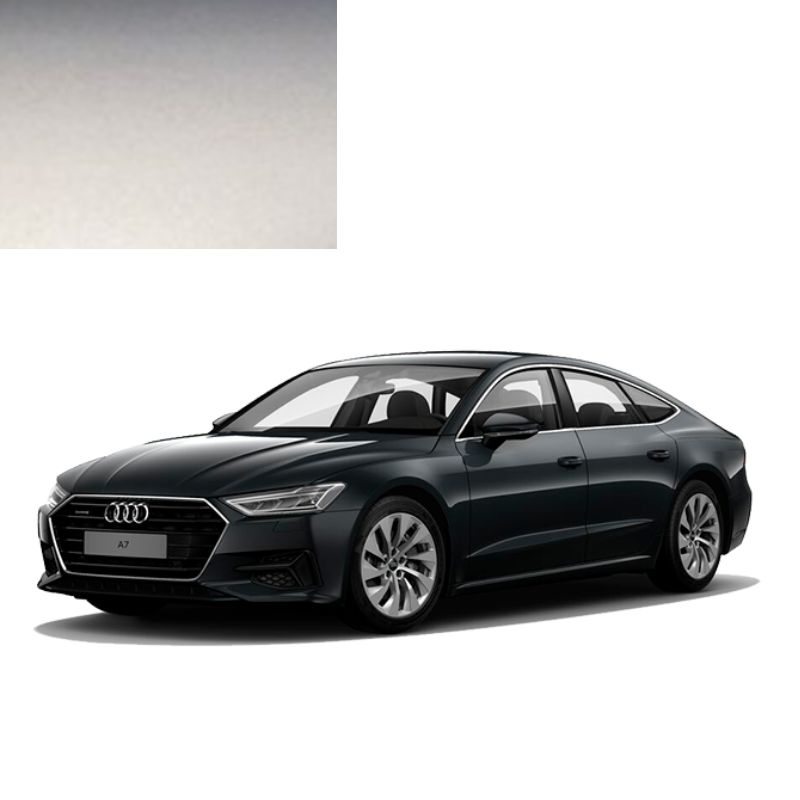 Краска по коду металлик Серебристая LY7W Lichtsilber для автомобилей Audi Краска по коду металлик Серебристая LY7W Lichtsilber для автомобилей Audi