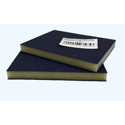 Абразивная губка Doubleflex SOFT PADS BLUE 123x98x13мм KOVAX SUPERFINE (голубая)