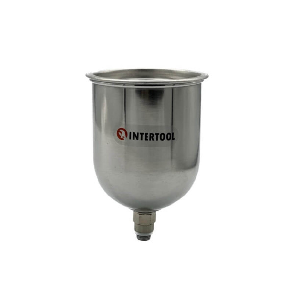Бачок металлический INTERTOOL 600 мл с наружной резьбой М14х1.25