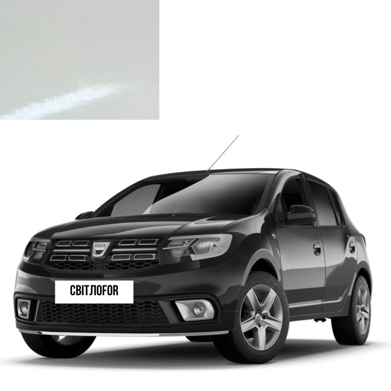 Фарба за кодом акрилова біла 369 BLANC GLACIER для автомобілів Dacia Фарба за кодом акрилова біла 369 BLANC GLACIER для автомобілів Dacia