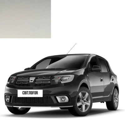 Фарба за кодом акрилова біла 389 ARKTIS WEISS для автомобілів Dacia