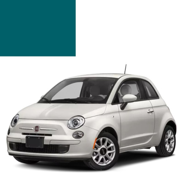 Краска по коду акриловая синяя 419 BLU TURCHESE для автомобилей Fiat