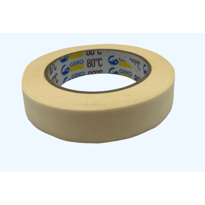 Малярная лента GEKO бежевая 80*C 24мм*50м (арт. 15383)