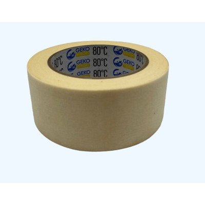 Малярная лента GEKO бежевая 80*C 48мм*50м (арт. 15386)