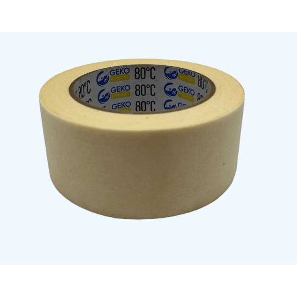 Малярная лента GEKO бежевая 80*C 48мм*50м (арт. 15386)