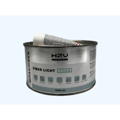 Шпаклевка легкая со стекловолокном HRV Fiber Light Putty 1л