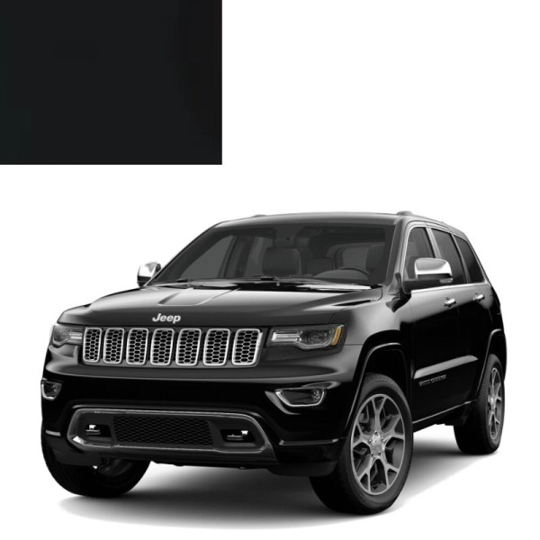 Краска по коду акриловая черная 601 ECLIPSE BLACK для автомобилей Jeep