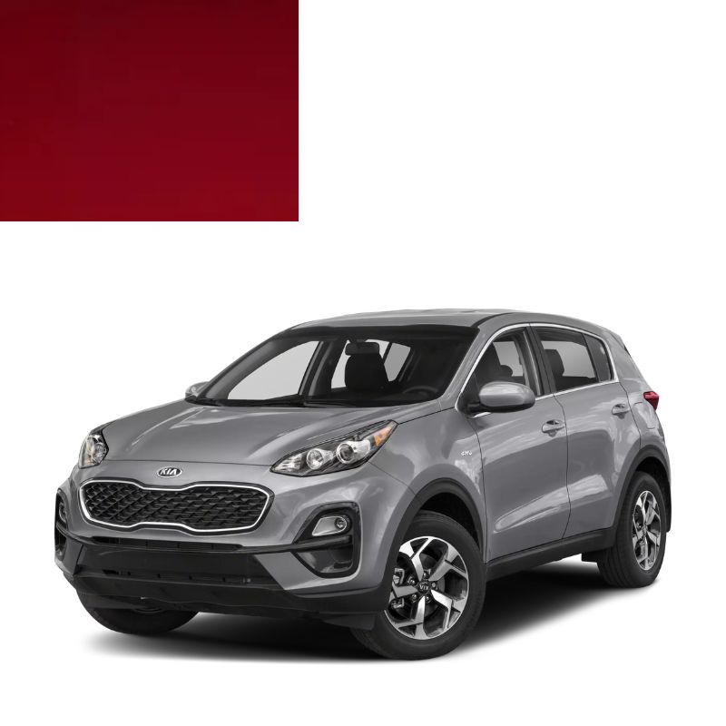 Краска по коду акриловая красная HR SO RED для автомобилей Kia Краска по коду акриловая красная HR SO RED для автомобилей Kia
