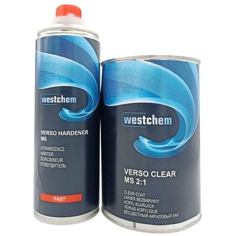 Лак акриловый 1л + 0,5л отв. быстрый Westchem HS CLEARCOAT VERSO 2:1 Лак акриловый 1л + 0,5л отв. быстрый Westchem HS CLEARCOAT VERSO 2:1