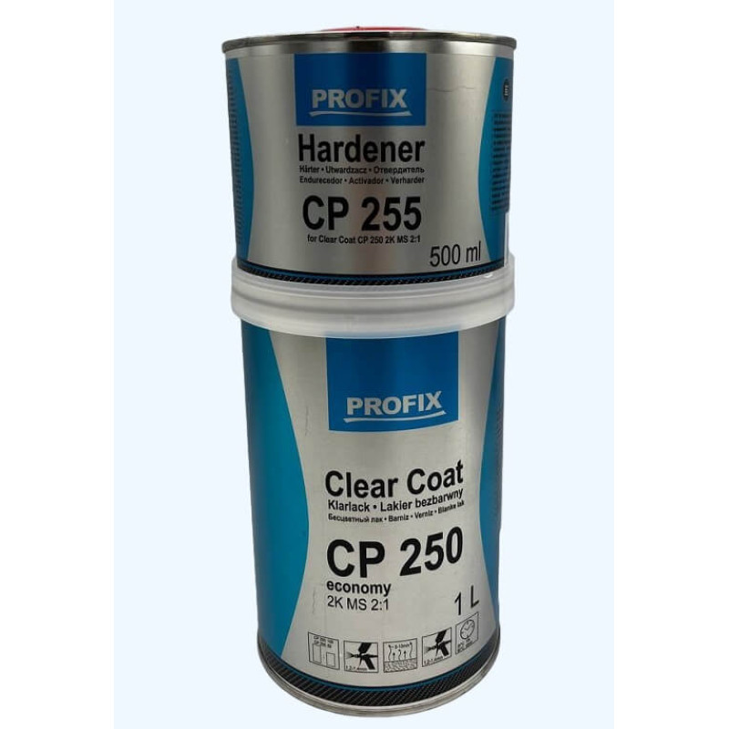 Лак Profix СР 250 1л 2К MS 2:1, с отв. 0,5л