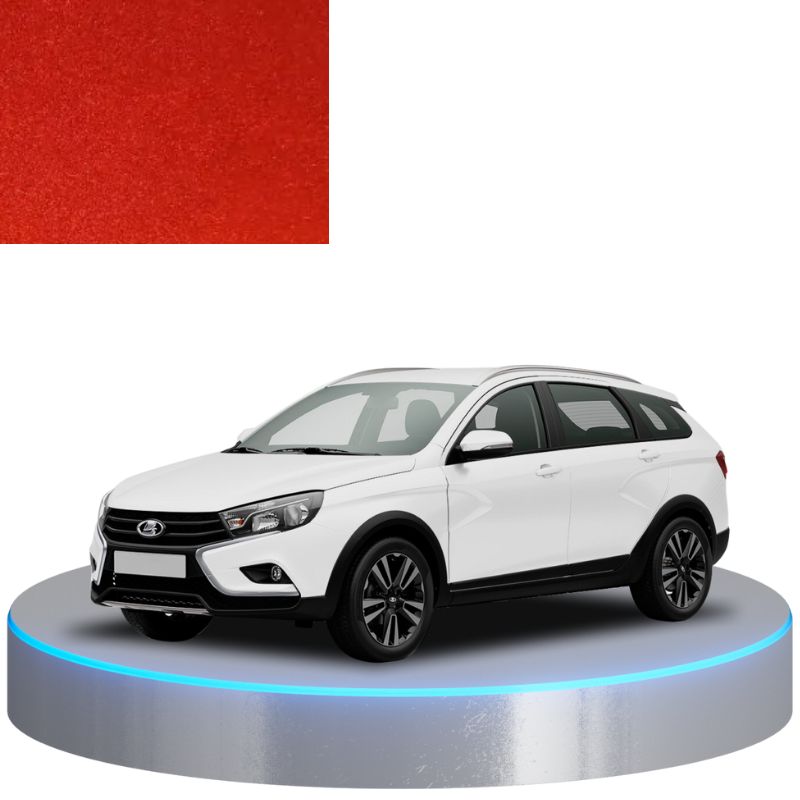Краска по коду металлик красная 104 KALINA, OBIER, Калина для автомобилей Lada