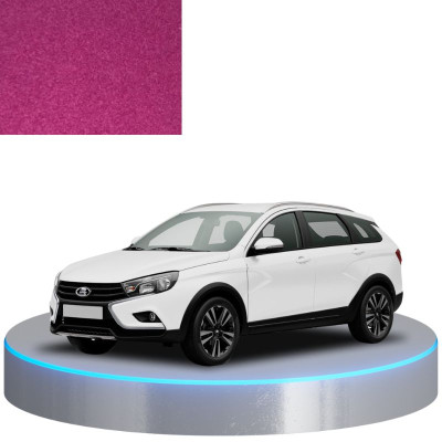 Краска по коду металлик красная 116 CORAL, Коралл для автомобилей Lada