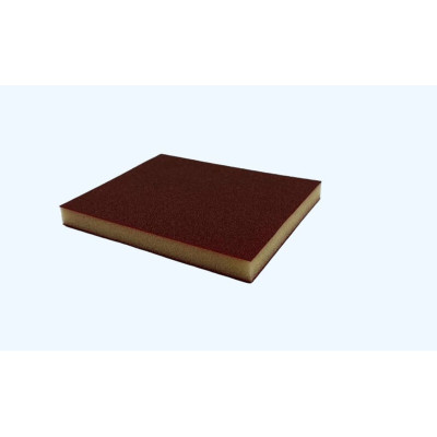 Абразивная губка Doubleflex SOFT PADS RED 123x98x13мм KOVAX SUPERFINE (красная)