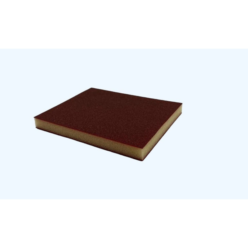 Абразивна губка Doubleflex SOFT PADS RED 123x98x13мм KOVAX SUPERFINE (червона)