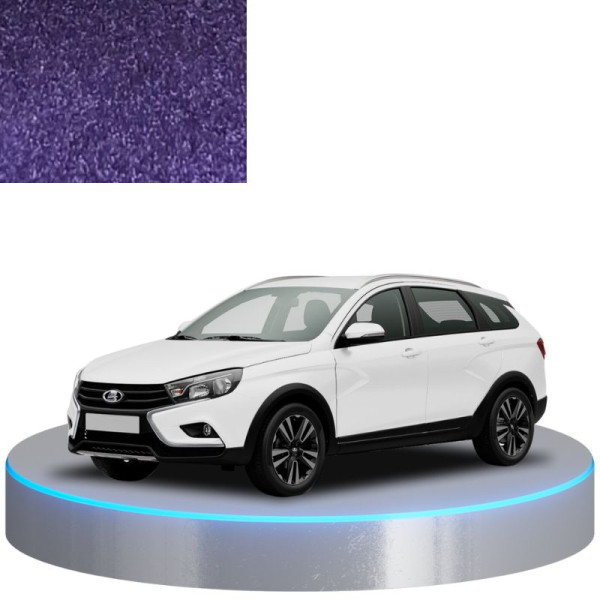 Краска по коду металлик фиолетовая 133 MAGIC PURPLE, Магия для автомобилей Lada