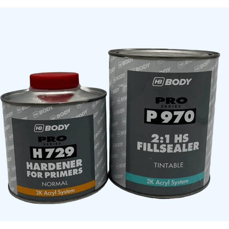 Грунт-наполнитель BODY 970 1 л + отвердитель BODY 729Н 0,5л Грунт-наполнитель BODY 970 1 л + отвердитель BODY 729Н 0,5л