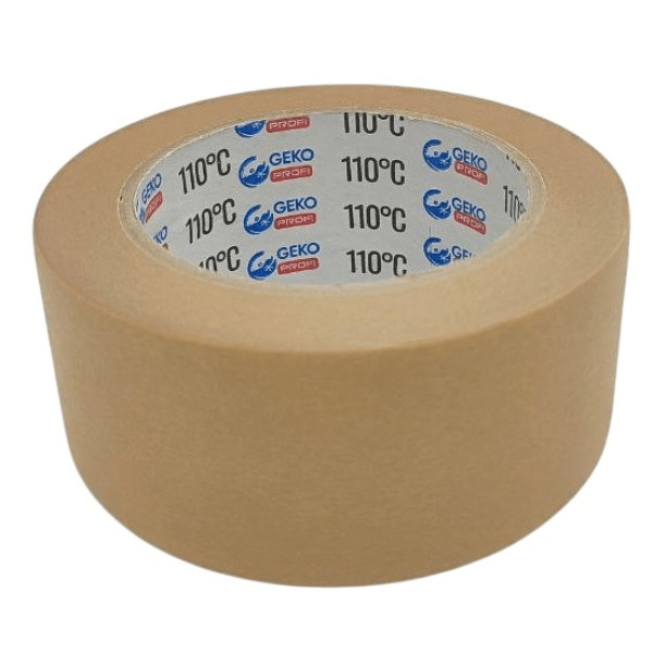 Малярная лента GEKO коричневая 110*C 24мм*50м (48)